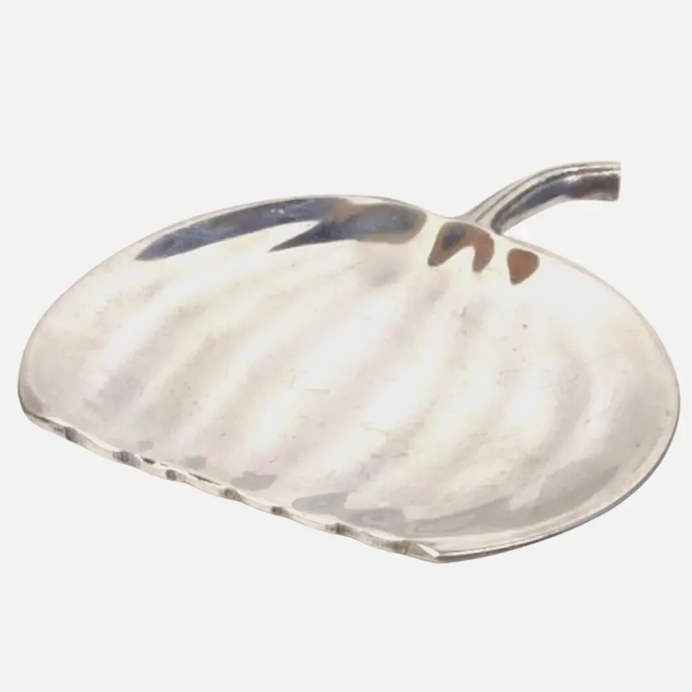 Silvercast Pumpkin Tidbit Cheese Tray Aluminum Metal from India by IHI India